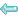 Glass Left Bullet (Blue)
