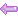 Glass Left Bullet (Purple)