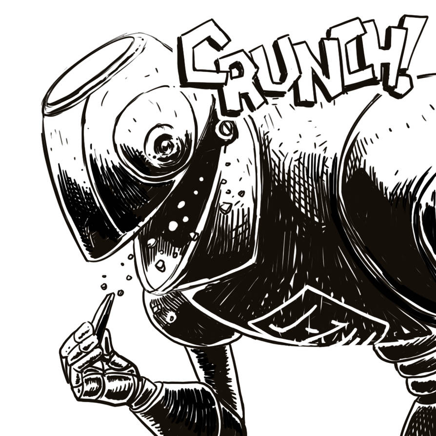 The Crunch Bot by LineDetail on DeviantArt