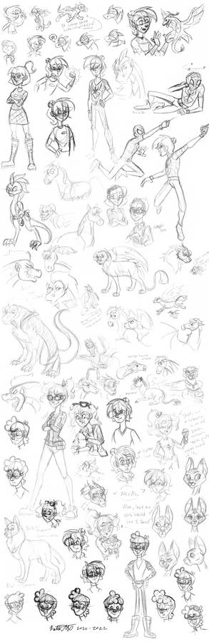 Hunted Sketchdump 2020-2022 pt 3/4