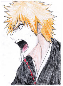 Manga style Ichigo -coloured