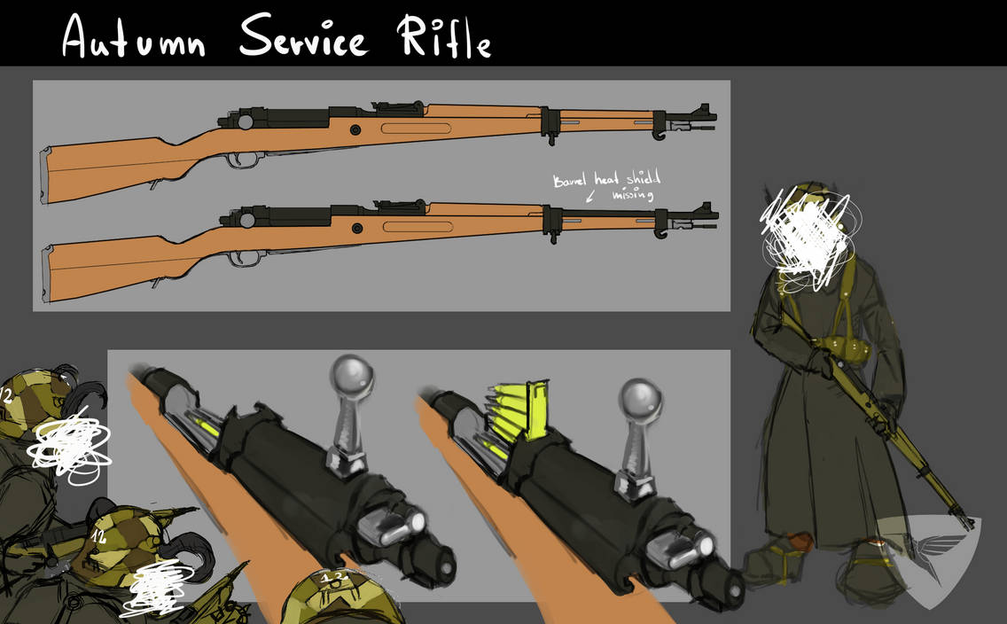 Holy Rifle Deviantart Autumn Service Rifle by AnimalCogitantium on DeviantArt
