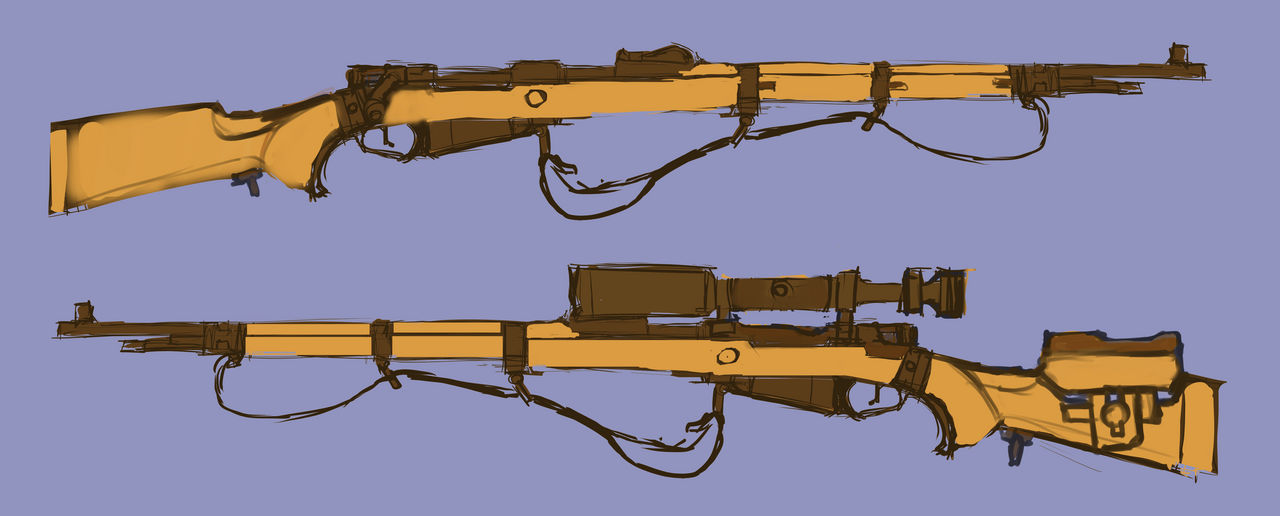 Old Rifle Doodle Oldrifle by AnimalCogitantium on DeviantArt