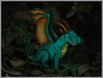 Dragon paper toy 001 by ShiroiNoRyu