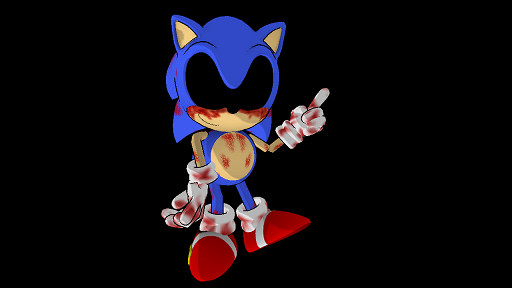 Sonic Exe fnf HD pose by Dorito3D on DeviantArt