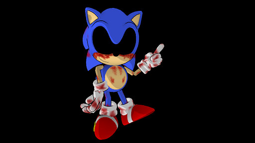 MMD sonic.exe. by InkMixer12100 on DeviantArt