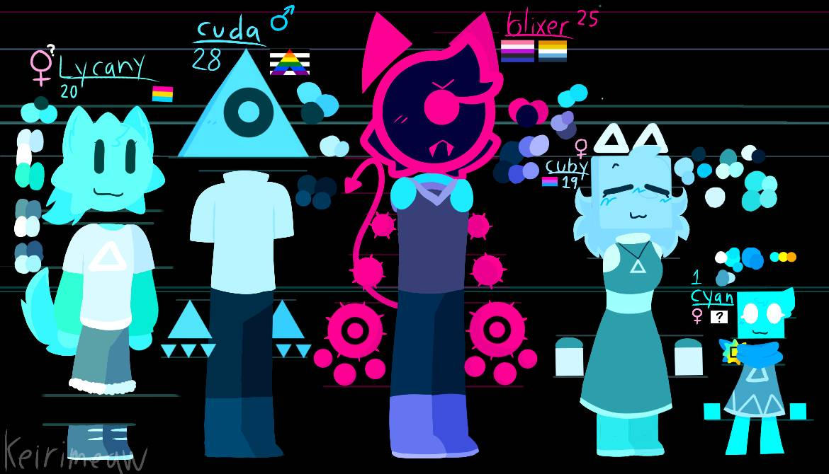 my versions of jsab's characters =3 by keirimeaw on DeviantArt