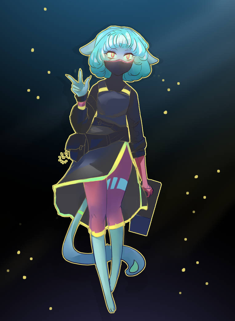 Cyper Kat cyber cat by randomcat-art on DeviantArt
