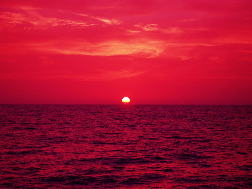 Red Sunset Ripple Red Sunset by lost-soulz-empty-eye on DeviantArt