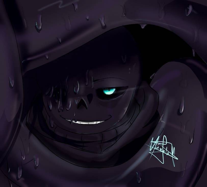 Nightmare Sans by mafachee on DeviantArt