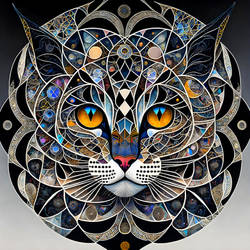 PSYCHEDELIC CAT