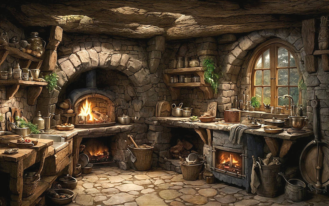 Cozy Kitchen by ARTofZNEROL on DeviantArt
