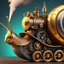 Steampunk snail | four wheel drive