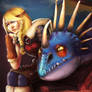 Astrid and Stormfly