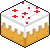 Minecraft cake (Pixel art)