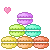 Free avatar Macaron (Rainbow)