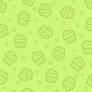 Cupcake wallpaper (Green)