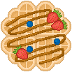 Pixel Art Waffle
