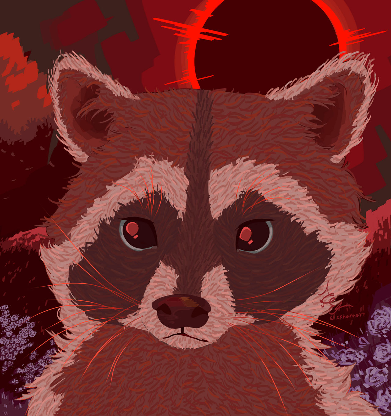 Red Raccoon Mouse Red raccoon by erickharaart on DeviantArt