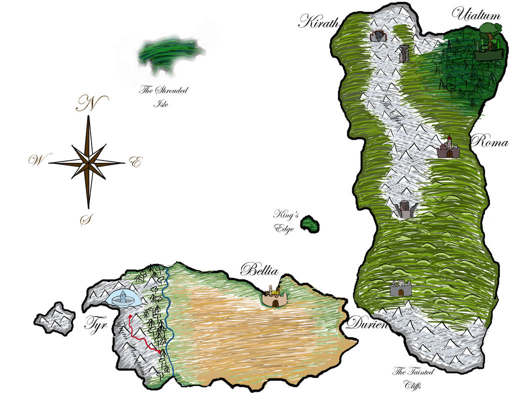 The Old World Map by errantangel on DeviantArt