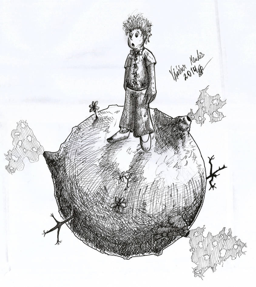 A little draw of Le Petit Prince by SquiHell on DeviantArt