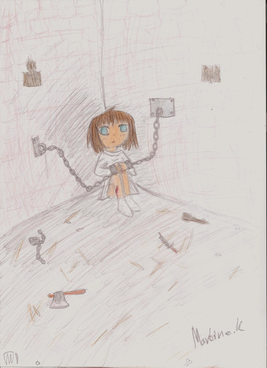 Girl in chains by yom100 on DeviantArt