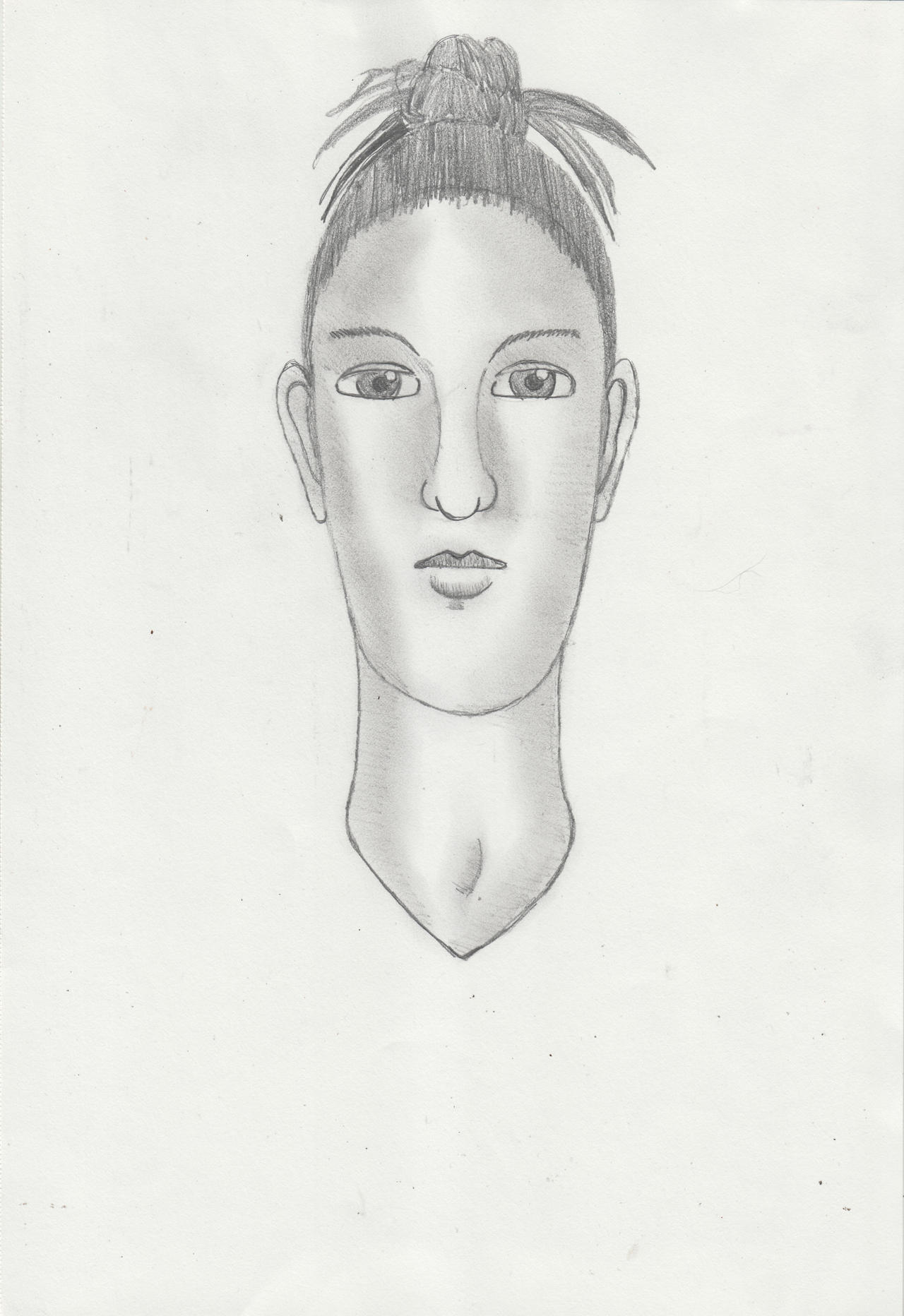 Character #2 Portrait Sketch (Front View) by ScottSniderToronto on ...