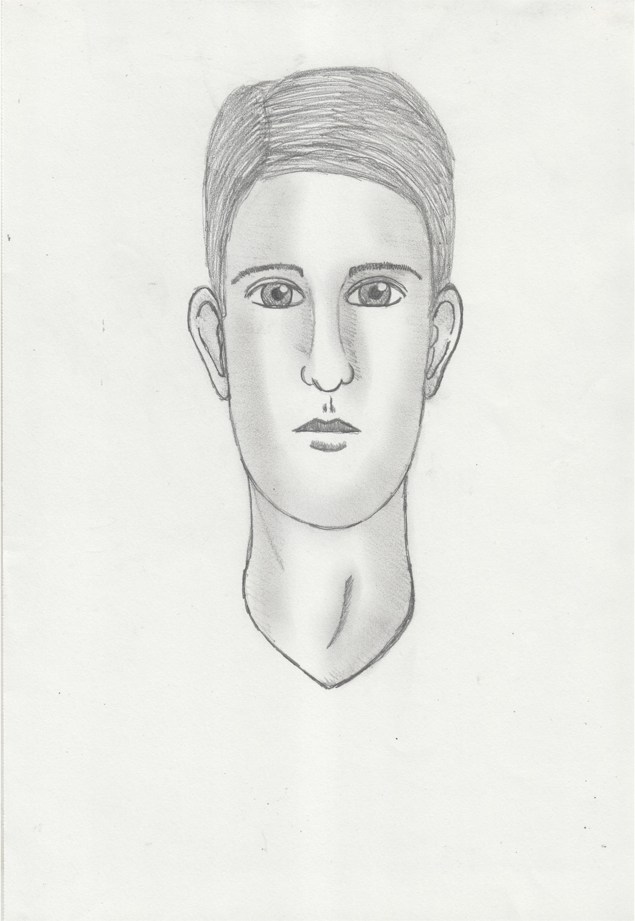 Character #4 Portrait Sketch (Front View) by ScottSniderToronto on ...