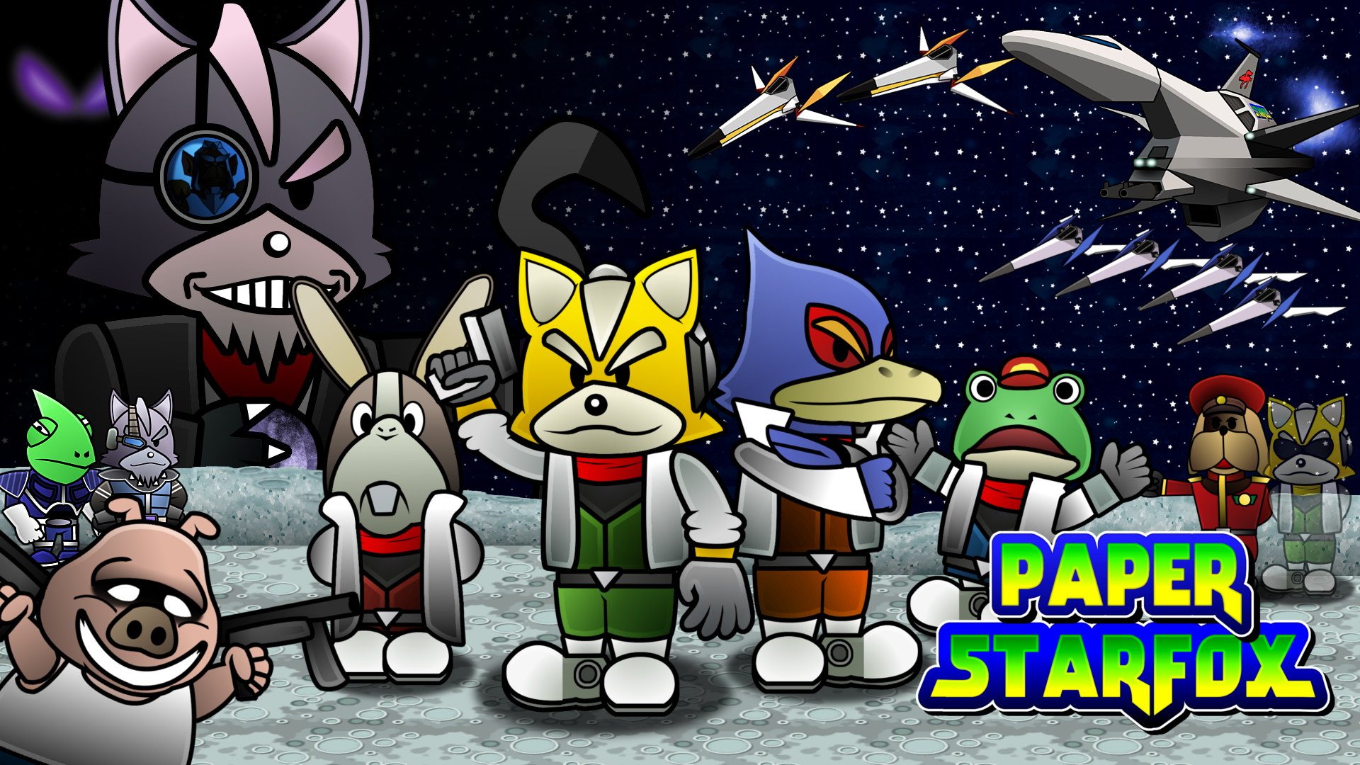 Fan-Art: What If Star Fox 64 Was Remade In The Style Of Paper Mario? –  NintendoSoup