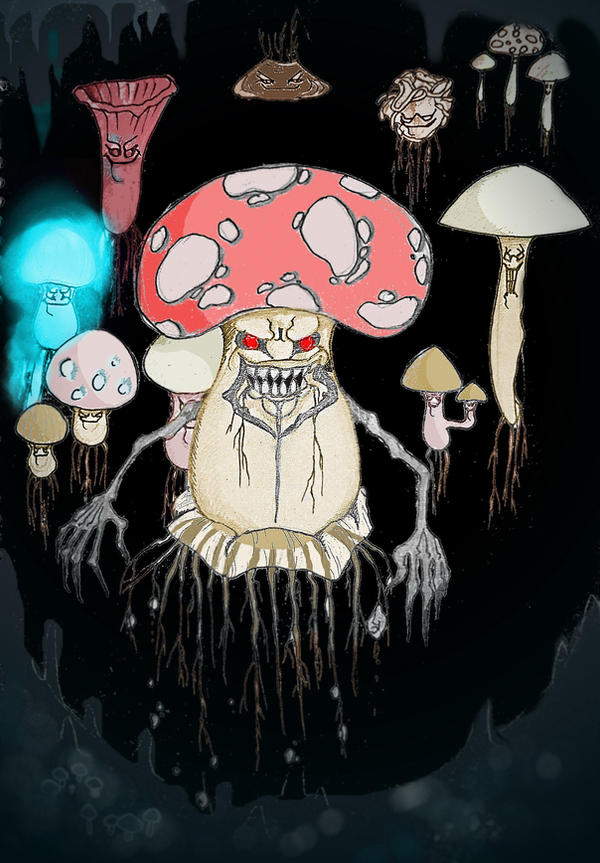 Mushrooms by VSamaraV on DeviantArt