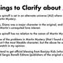 Things to Clarify about Diana