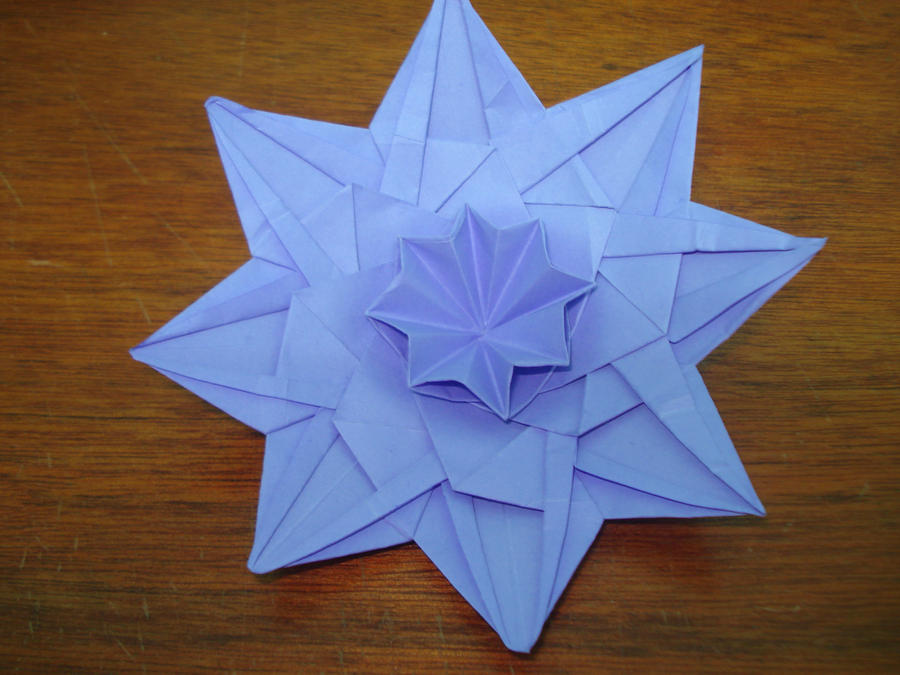 Origami Floor Pattern Origami Flower Pattern by KiYtZiA on DeviantArt