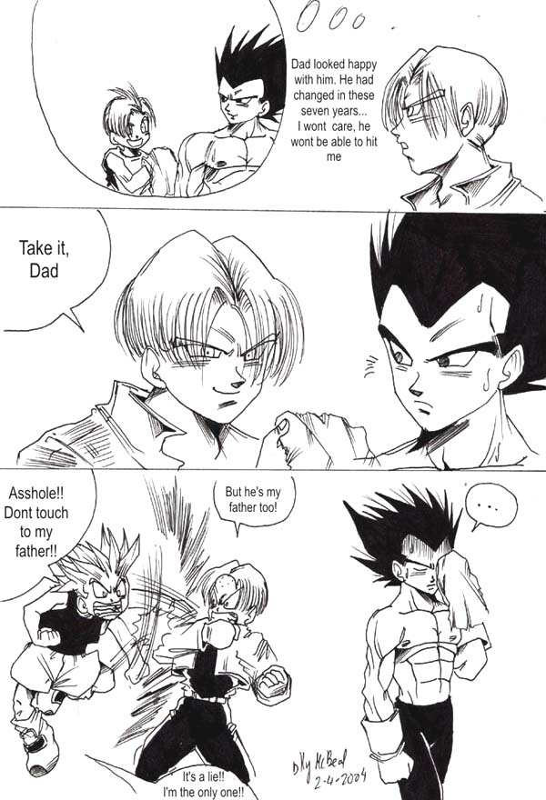  TRUNKS IS JEAOLOUS of trunks