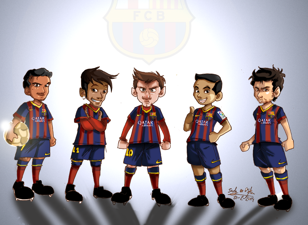 FC BARCELONA FORWARDS by Sandra-delaIglesia on DeviantArt FC BARCELONA FORWARDS by Sandra-delaIglesia on DeviantArt
