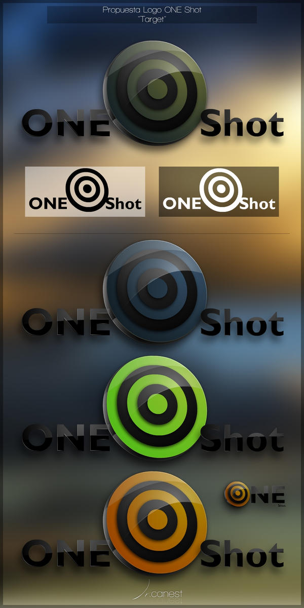 ONE Shot - Logo propuesta by Jrcanest on DeviantArt