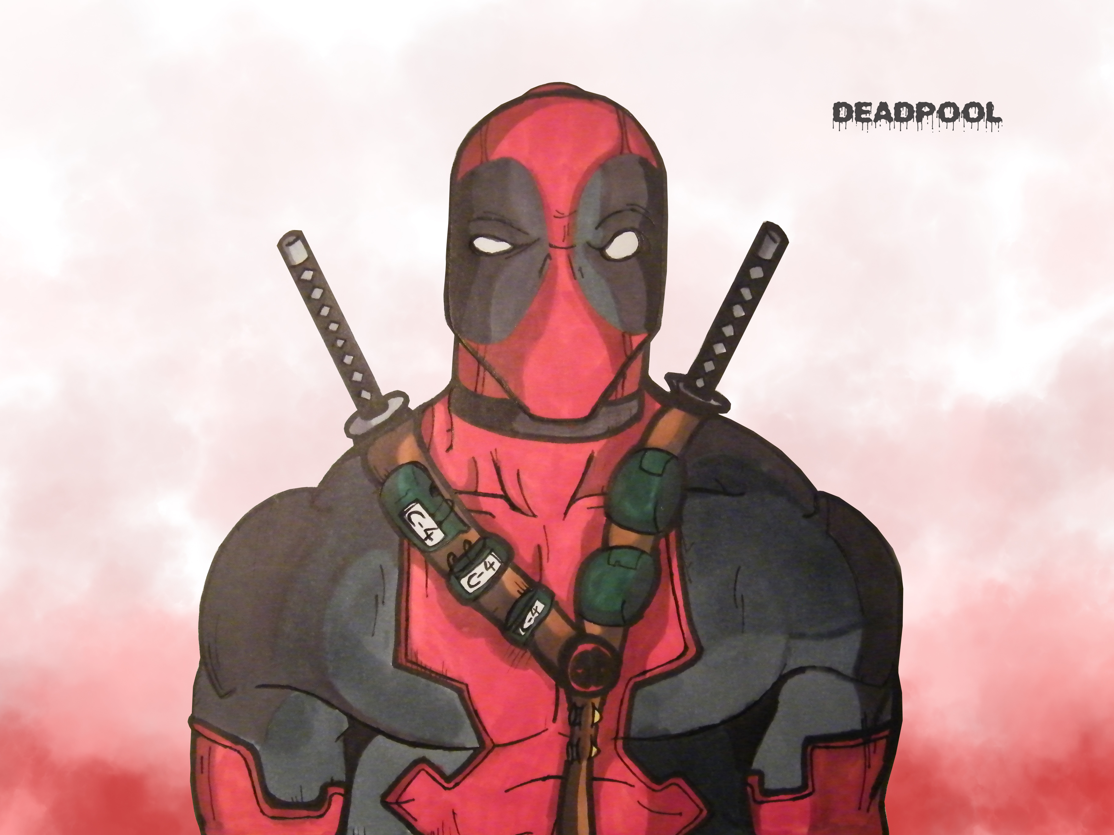 Deadpool Draw By Andynroses On Deviantart