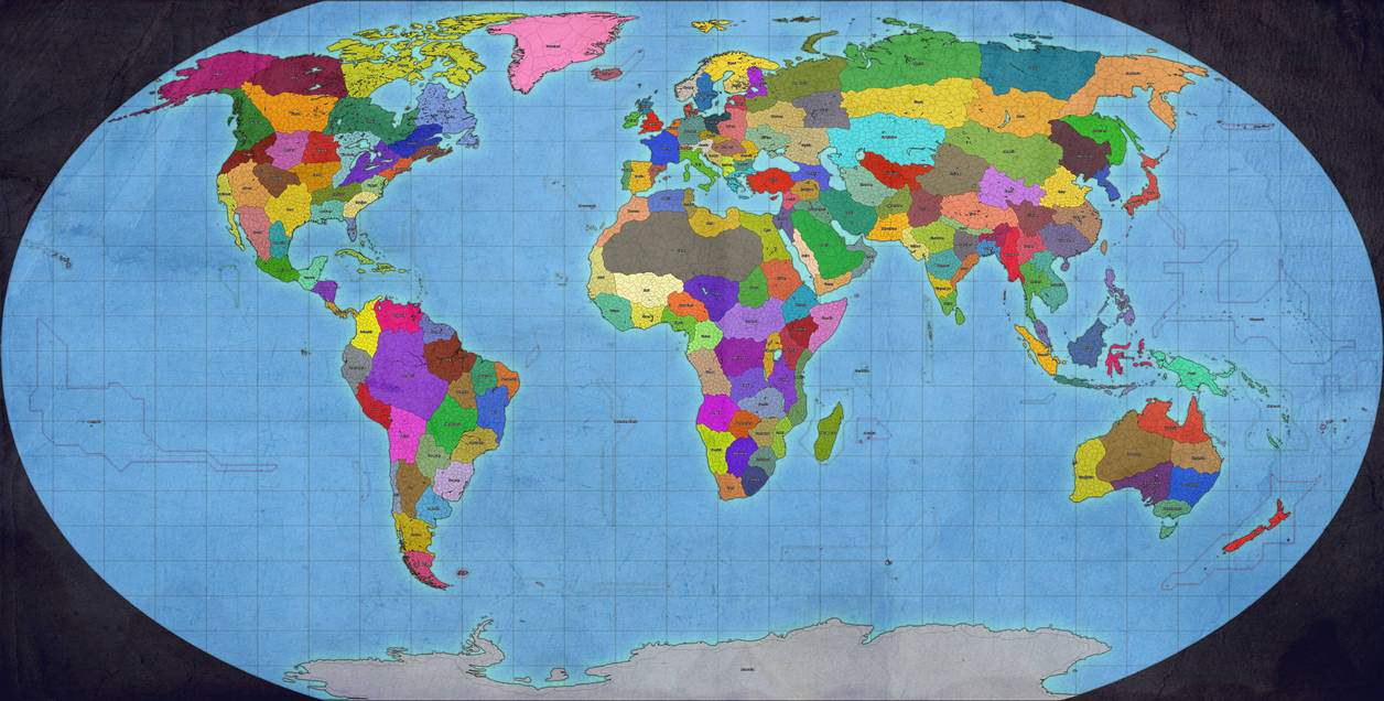 Altered World Map Alternate world map by Pangeaball on DeviantArt