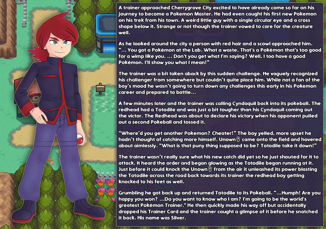 Rival Silver Challenges You! 1/4 by flashkill455 on DeviantArt