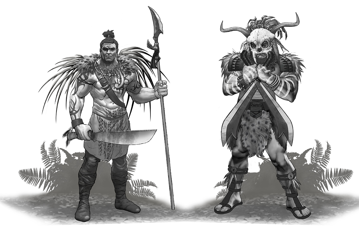 Tribal Comp Tribal Warrior Comp by robertveegee on DeviantArt