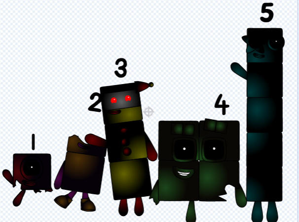 Salvaged Numberblocks by Nozz3423 on DeviantArt