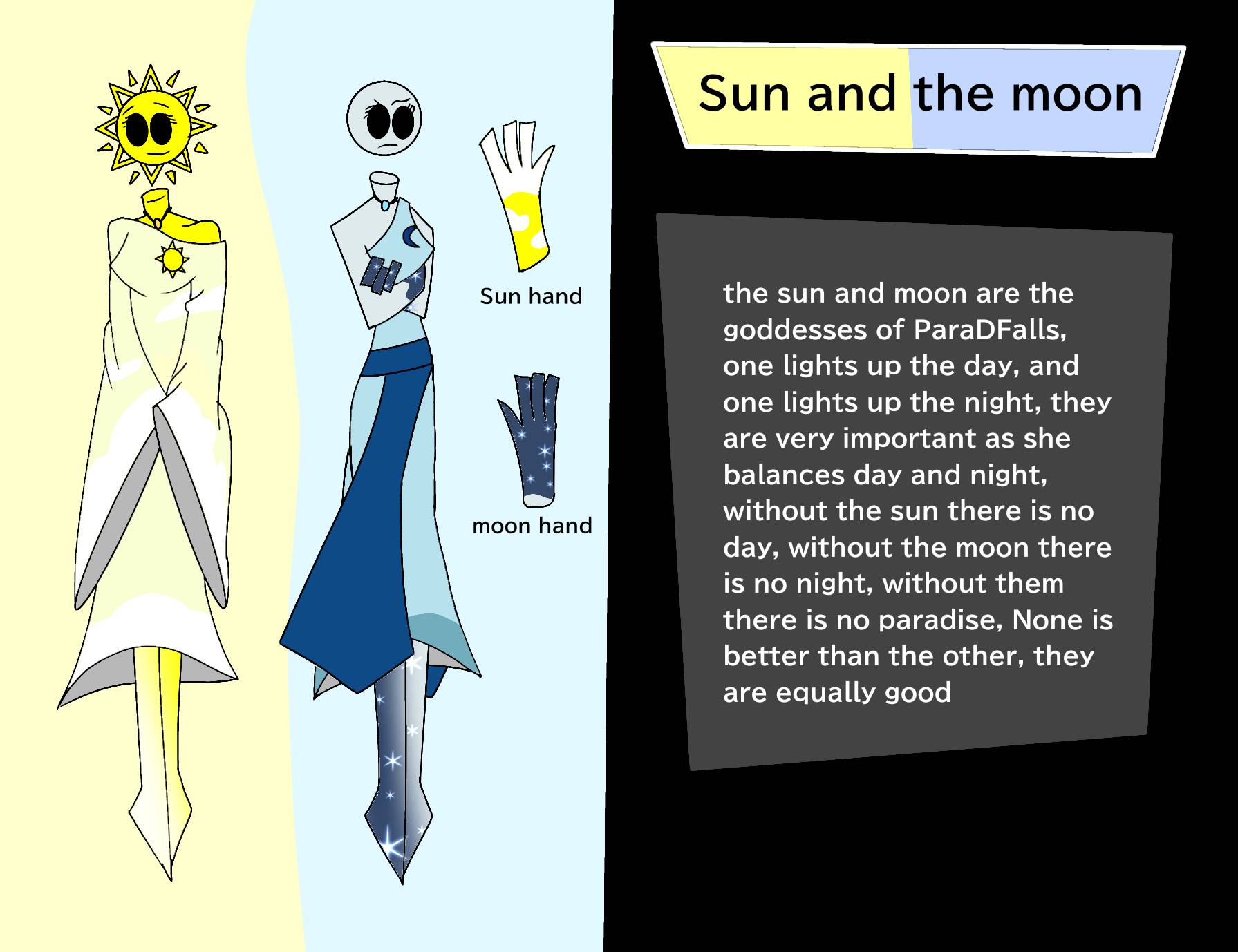 Jsab oc - sun and the moon by Bergson15 on DeviantArt