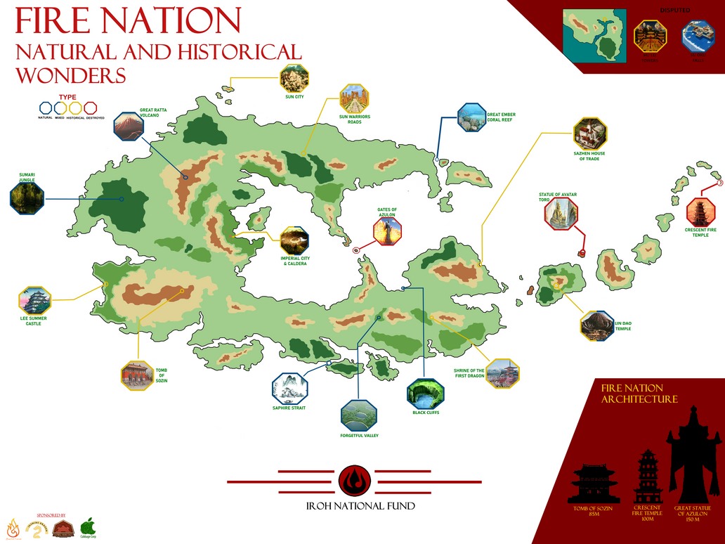 Fire Nation Wonders by Mervynhaspeaked on DeviantArt