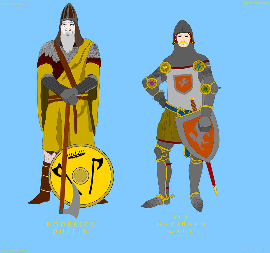 Sir Roderick Dustin Roderick Dustin and Garibald Grey by Mervynhaspeaked on DeviantArt