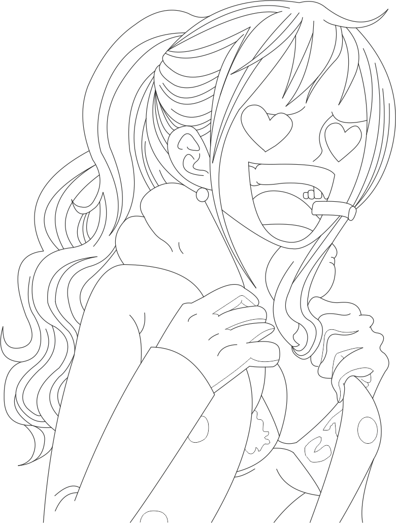 Nami-Sanji lineart