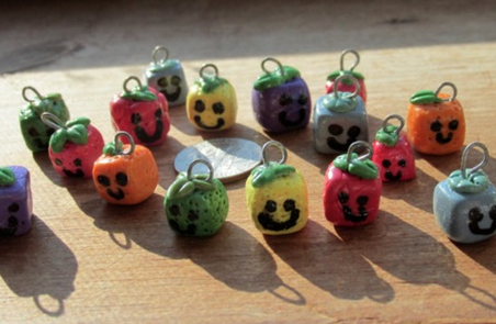 Polymer Clay Fruit Cubes