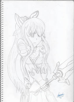 Tohka Yatogami (sketch)