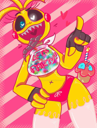 Toy Chica (desenho) by kratoscheky on DeviantArt