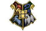 Hogwarts School Logo Pixel