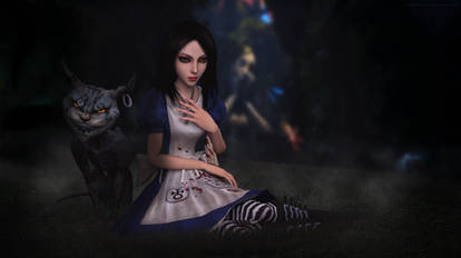 Alice and The Cheshire Cat