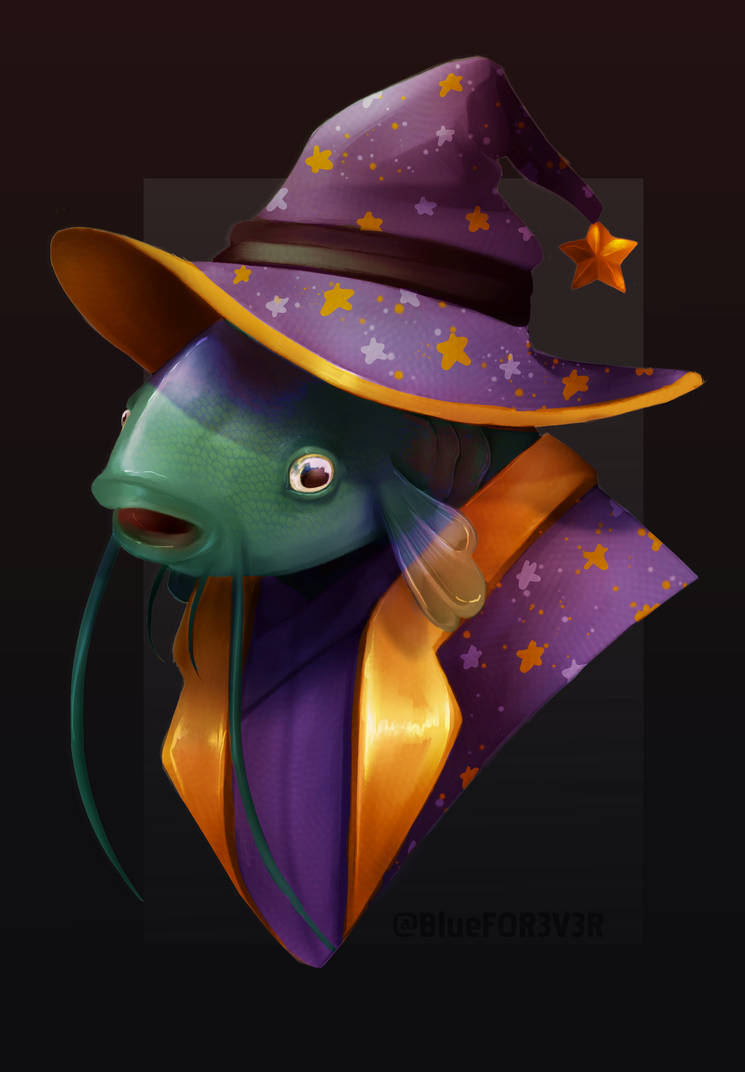 Fish Wizard by BlueFOR3V3R on DeviantArt